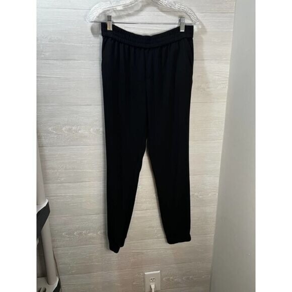 Banana‎ Republic Womens Black Elastic Waist Jogger Pants Size 2 - Picture 2 of 6